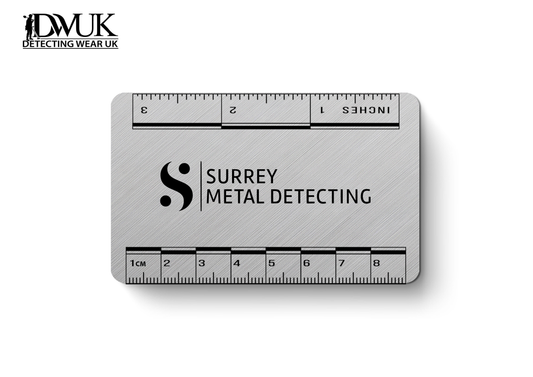 Surrey Metal Detecting Scale Card